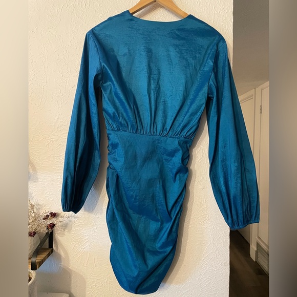 NWT Lovers + Friends LORENZA Blue Mini Dress Size Small - Picture 10 of 12